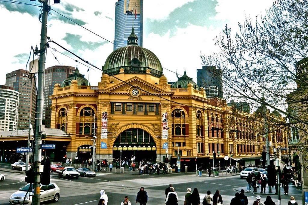 A Chic & Comfy 2Br Apt Near Federation Square Melbourne Eksteriør bilde