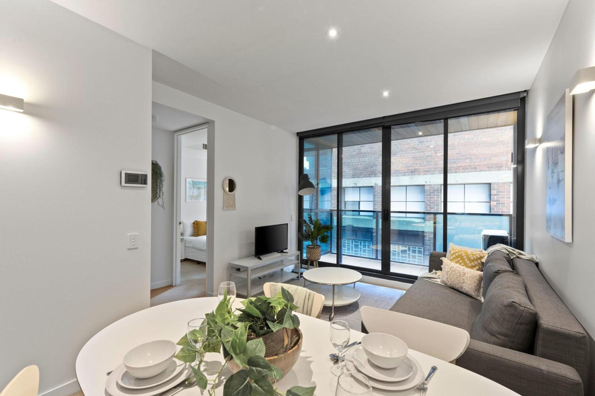 A Chic & Comfy 2Br Apt Near Federation Square Melbourne Eksteriør bilde